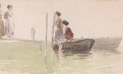 The Jetty av Myles Birket Foster