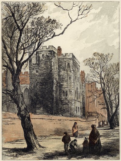 Lollards Tower, Lambeth Palace, London av Myles Birket Foster