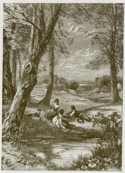 Lovprisningen av en landsmannsliv av Myles Birket Foster