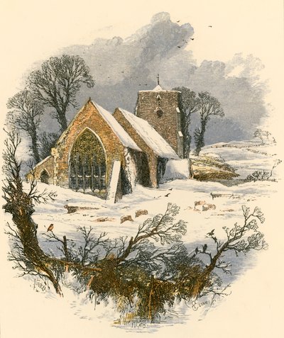 Vintersabbatsvandring av Myles Birket Foster
