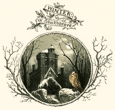 Winter av William Shakespeare av Myles Birket Foster