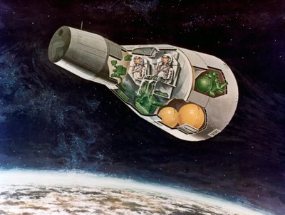 En NASA Lunar Module, c1970-tallet. av NASA Images