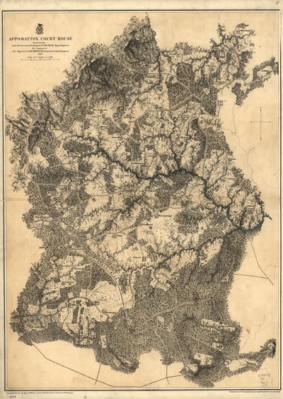Appomattox rettshus. [1865] av N. Michler