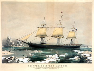 Clipper Ship Red Jacket fra Currier & Ives av Currier and Ives