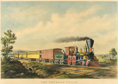 Ekspress tog av Currier and Ives