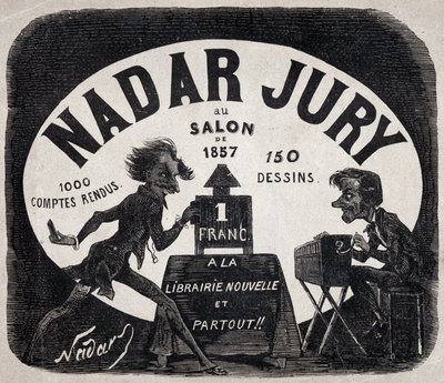 Album «Nadar-juryen i 1857-salongen» av Nadar