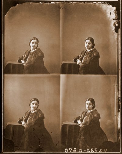 Portrett av Adelina Patti, sopran 1853-1919 (bilde) av Nadar