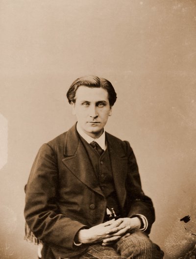 Portrett av Francois Coppee, poet 1842-1908 (bilde) av Nadar