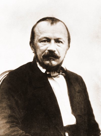 Portrett av Gerard de Nerval, forfatter 1808-1855 (bilde) av Nadar