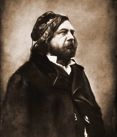 Portrett av Theophile Gautier, poet 1811-1872 (bilde) av Nadar
