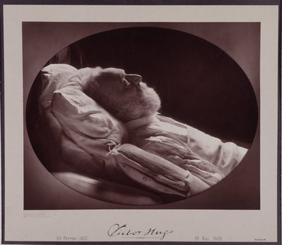 Victor Hugo på dødsleiet, 22. mai av Nadar