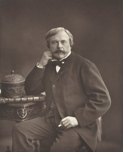 Edmond de Goncourt fransk forfatter og kritiker, 1822-1896, ca. 185376. av Nadar