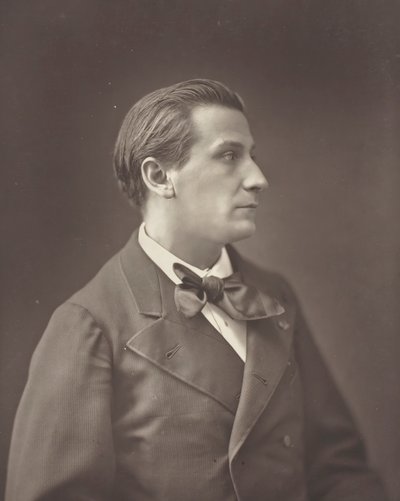 François Coppée fransk poet og romanforfatter, 1842-1908, ca. 1876. av Nadar