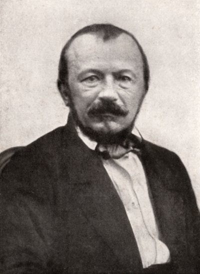 Gerard de Nerval , fransk poet, midten av 1800-tallet. av Nadar