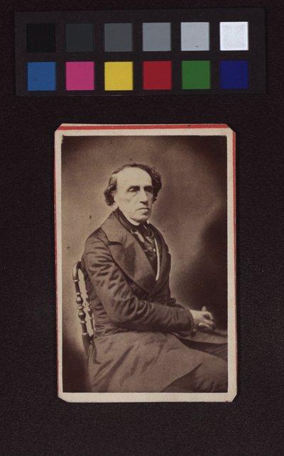 Giacomo Meyerbeer (1791-1864), komponist, dirigent, pianist av Nadar