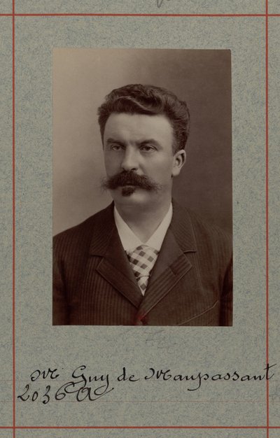 Guy de Maupassant - fotostudio Nadar av Nadar