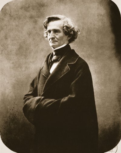 Hector Berlioz, 1863 (fotogravering) av Nadar