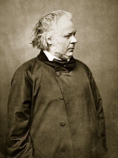Honore Daumier (sepia-bilde) av Nadar