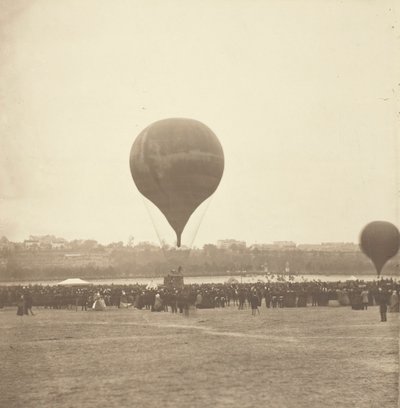 Le Geant, Champ de Mars, 18. oktober 1863, sannsynligvis trykt 188089. av Nadar