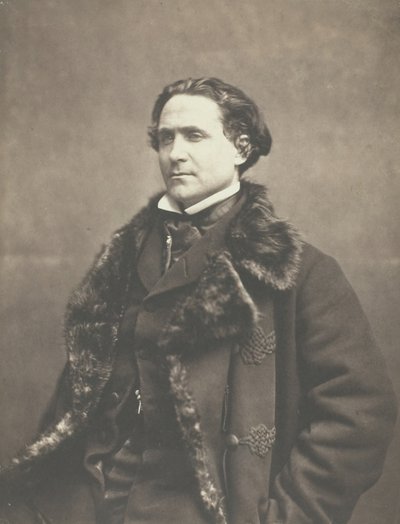 Portrett av La Fontaine, ca. 1854-1860. av Nadar