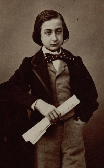 Portrett av fiolinisten og komponisten Henri Ketten 1848-1883. av Nadar
