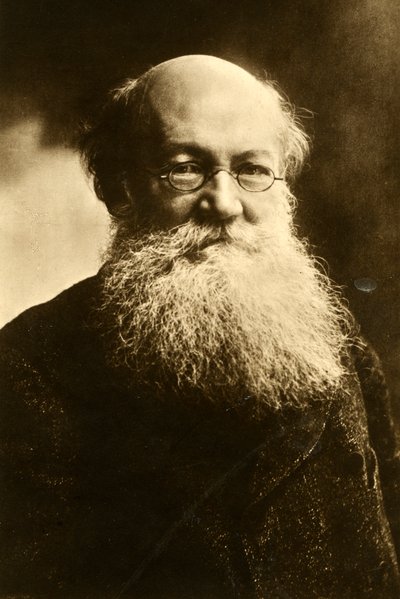 Pyotr Alexeyevich Kropotkin , russisk anarkist, ca 1900 av Nadar