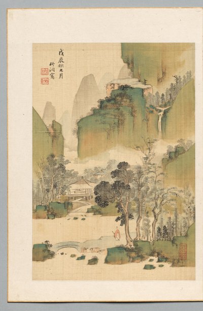 Landskap av Nakabayashi Chikuto