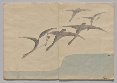 Scene fra The Kōrin Picture Book (bind 1) av Nakamura Hochu