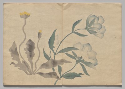 Scene fra The Kōrin Picture Book (bind 2) av Nakamura Hochu