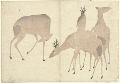 Fire rådyr Bildealbum av Korin (serietittel) Korin gafu (serietittel) av Nakamura Hochu