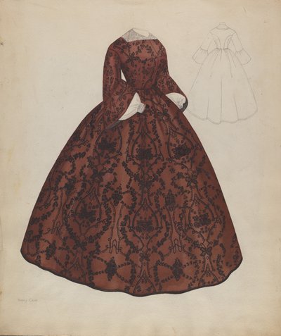Kjole, c. 1938. av Nancy Crimi