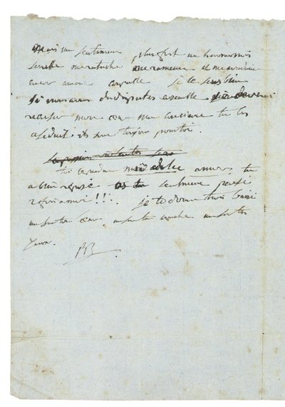 Brev til Josephine de Beauharnais av Napoleon Bonaparte