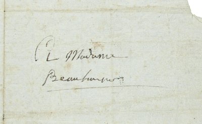 Brev til Josephine de Beauharnais av Napoleon Bonaparte