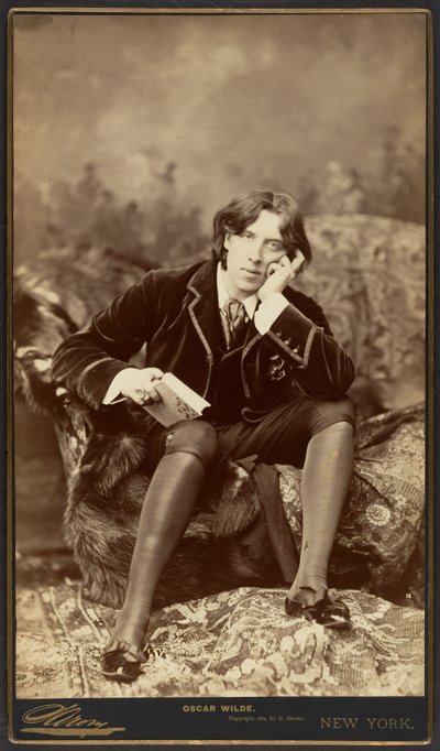 Oscar Wilde, 1882 (albumin sølvtrykk) av Napoleon Sarony