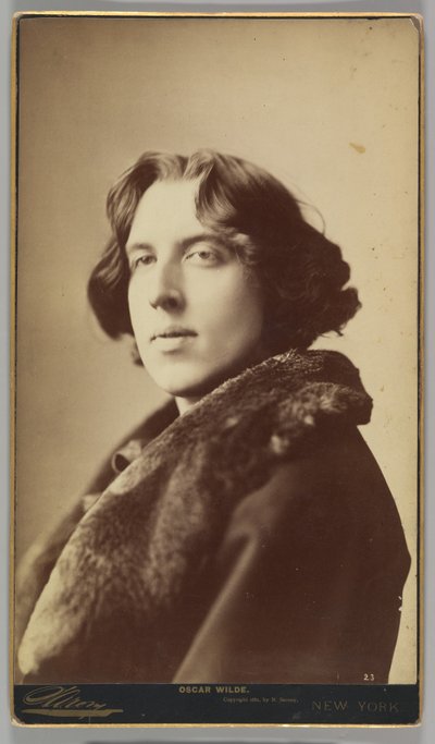 Oscar Wilde, 1882 (albumin sølvtrykk) av Napoleon Sarony