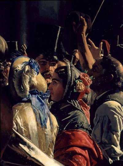 Ludovico Manin og Nicolo Tommaseo Liberated (detalj) av Napoleone Mani