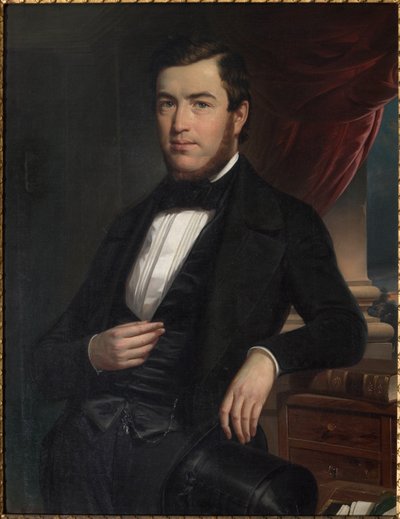 Portrett av en gentleman (olje på lerret) av Narciso Malatesta