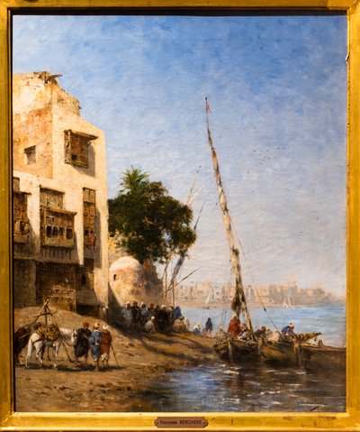 Venter på å gå ombord av Narcisse Berchere