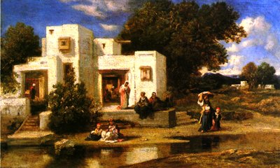 Et tyrkisk hus av Narcisse Virgile Diaz de la Peña