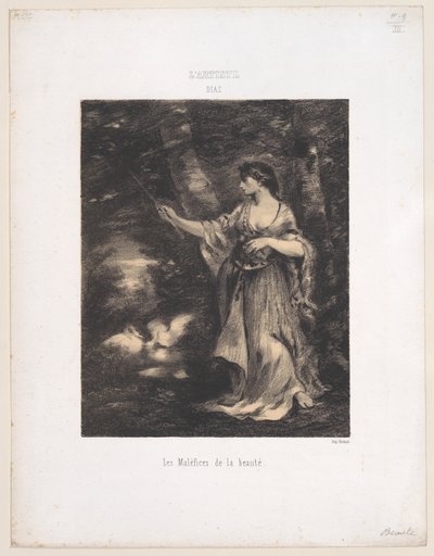 Skjønnhetens forbannelser, 1830-76., 1830-76. av Narcisse Virgile Diaz de la Peña