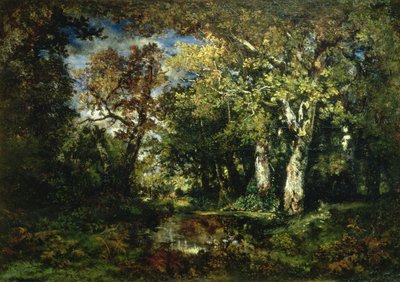Skogen ved Fontainebleau av Narcisse Virgile Diaz de la Peña
