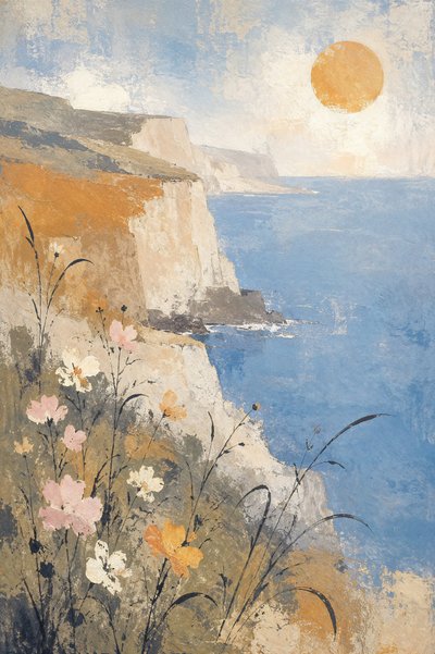 Solrike kystblomster av Natalie Bruns