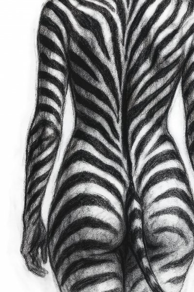 Form med sebra-striper av Natalie Bruns