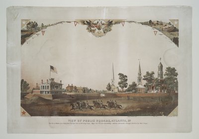 Utsikt over det offentlige torg, Atlanta, Ga. av Nathan B. Abbott