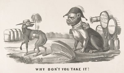 Hvorfor tar du det ikke, 1861-64., 1861-64. Skapere: Nathaniel Currier, James Merritt Ives, Currier og Ives. av Currier and Ives