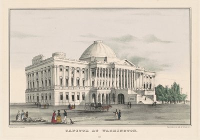 Capitol i Washington av Nathaniel Currier