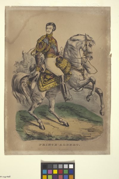 Prins Albert (håndfarget litografi) av Nathaniel Currier