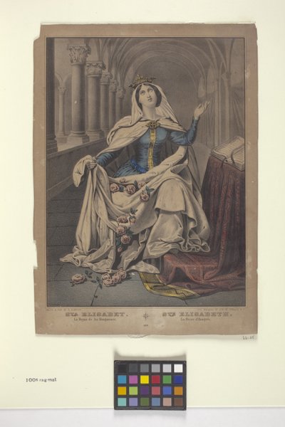St. Elizabeth (blekk, blyant) av Nathaniel Currier