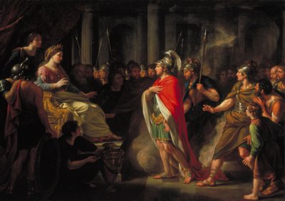 Møtet mellom Dido og Aeneas av Nathaniel Dance-Holland