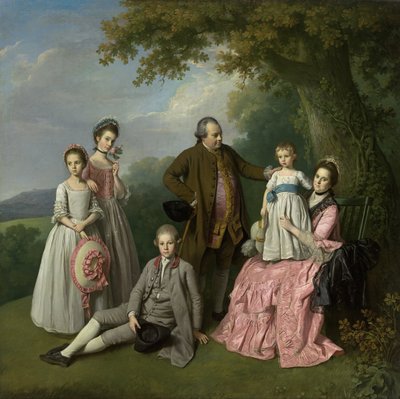 Familien Pybus av Nathaniel Dance-Holland
